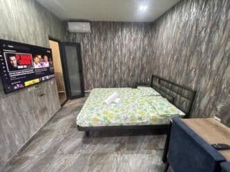 квартира в бишкеке на долгий срок: 1 бөлмө, Душ кабинасы, Кондиционер, Алдын ала ээлөө — 5