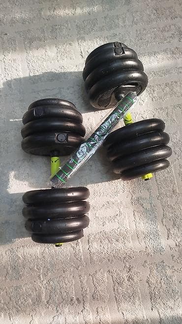 гантели токмок: Гантели+ штанга. общий вес 39 кг. разборный. можно регулировать вес. 5 — 4