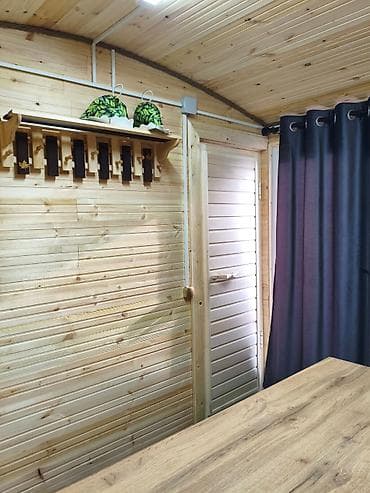 банный катёл: Деревяная баня, парная лиственница готовая переноснаяразмеры 3/6 — 6