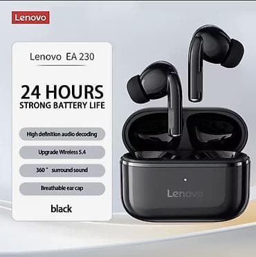 электроника: Беспроводные вакуумные наушники, Lenovo, Новый — 4