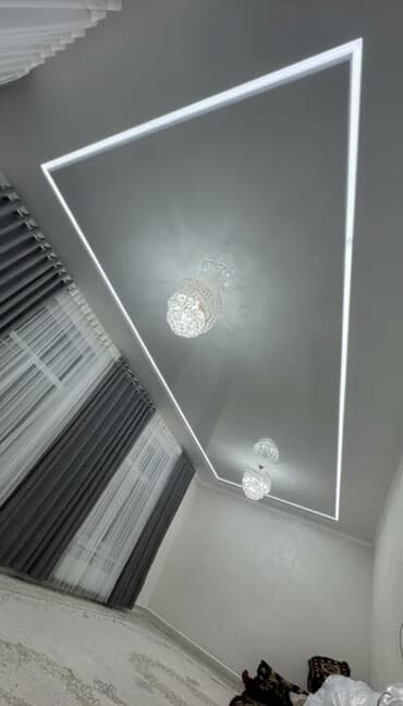 Натяжной потолок 3D потолки, Глянцевое, Матовое Бесплатный замер, Гарантия, Монтаж