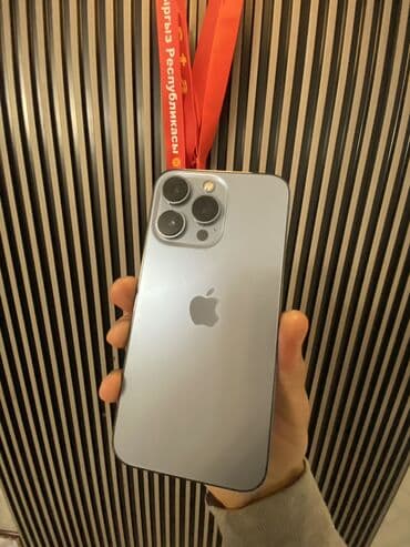 айфоны бу бишкек: IPhone 13 Pro, Колдонулган, 128 ГБ, Көгүлтүр, Заряддоочу түзүлүш, Коргоочу айнек, Каптама, 100 % — 1