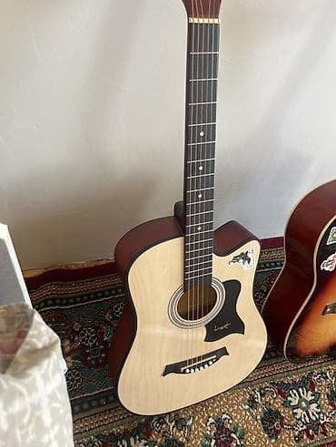 Гитары: Акустическая гитара типа дредноут с вырезом (cutaway). - Корпус — 2