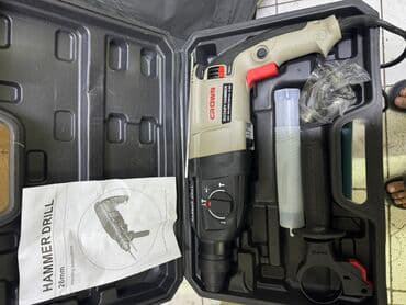 электродрель с перфоратором: Перфоратор, Crown, Новый, Бесплатная доставка, Самовывоз, Платная доставка — 2