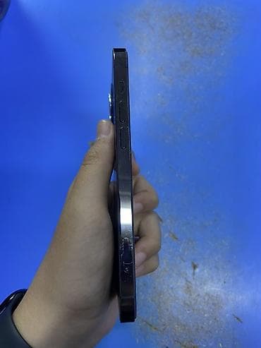 айфон 12 буу: IPhone 12 Pro, Б/у, 128 ГБ, Графит, Кабель, 76 % — 2