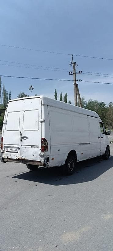 богажник степ: Mercedes-Benz Sprinter (длинная база, высокий потолок), белый фургон — 2