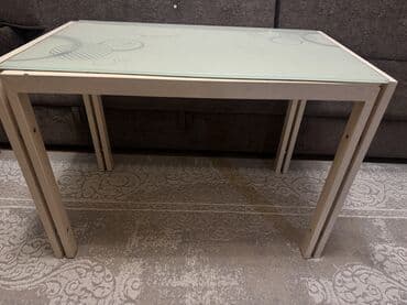 мини стол: Кухонный стол, Прямоугольный, Нераскладной — 3