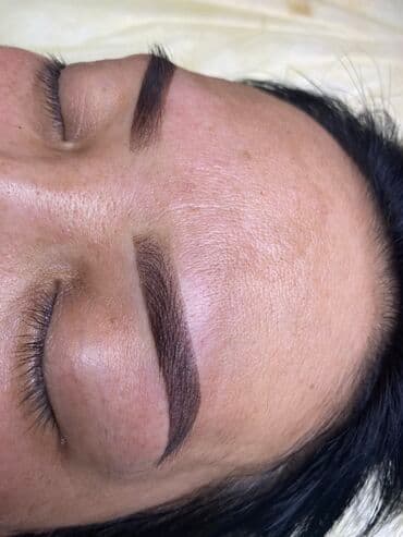 Брови, Теневая растушевка, Консультация, Гипоаллергенные материалы