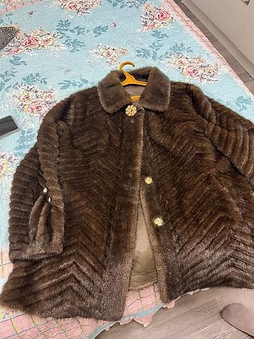 smart folio: Шуба, Норка, По колено, 3XL — 2