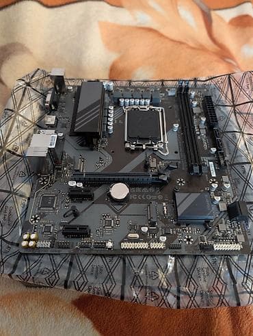 материнская плата gigabyte: Материнская плата, Б/у, Gigabyte, LGA1700, Micro-ATX, Для ПК — 1