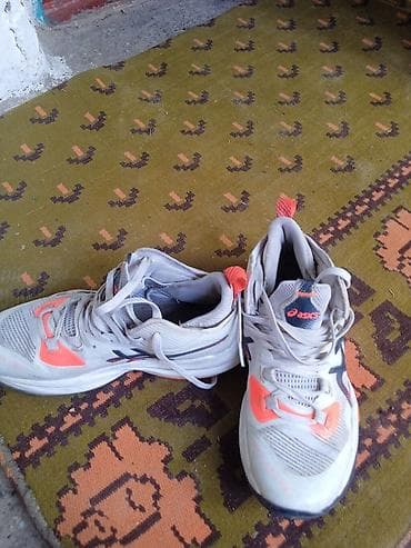 волейбольные кросы: Мужские кроссовки, 38, Asics, Б/у, цвет - Белый, Платная доставка — 3