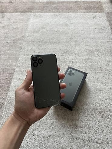 s10 note: IPhone 11 Pro, Matte Midnight Green, Коробка — 8