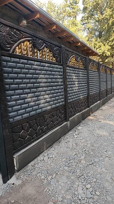 Бетонный еврозабор, Emil Evro Zabor, Без отделки, Новый, В розницу, Оптом,В рассрочку at lalafo.kg Бетонный еврозабор, Emil Evro Zabor, Без отделки, Новый, В розницу, Оптом,В рассрочку