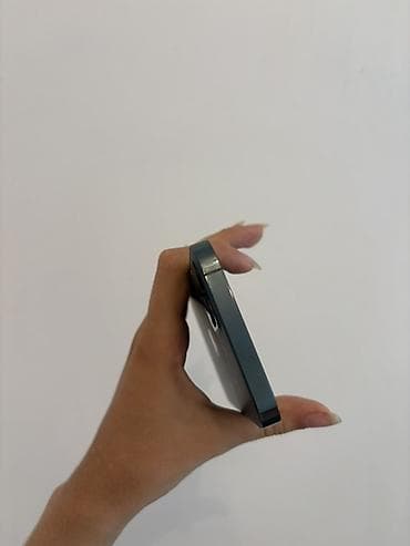 iphone 13 mini цена в бишкеке: IPhone 12 Pro, Б/у, 256 ГБ, Pacific Blue, Чехол, 78 % — 6