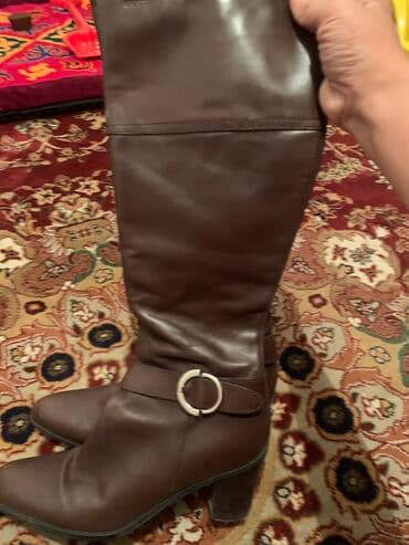 Скупка золота и ювелирных изделий: Оригинал GEOX Respire кожаные сапоги из Европы — 2