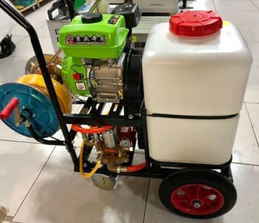 опрыскиватель садовый бензиновый: Опрыскиватель бензиновый (плунжерный) без бочки, 30 метров рукав - — 5