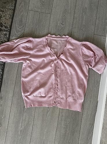 Личные вещи: Кофточка розовая легкая, летняя, 500 сом размер от 46 - 50 Турция — 2