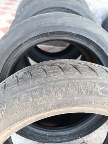 авто шини: R- 18 235/50/18 yokohama 4 штук 235/55/18 dunlop 5 штук 255/45/18 — 8
