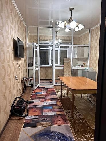 долгосрочная аренда однокомнатной квартиры: 1 комната, С мебелью полностью — 10