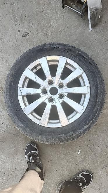 насадка глушителя: Колеса в сборе R 16, Зима, Б/у, Комплект, Литые, отверстий - 5 — 1