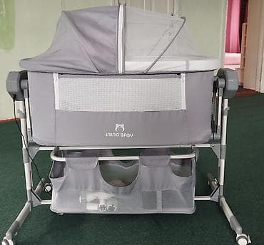 Детская колыбель-люлька INING BABY, с электронным блоком укачивания и