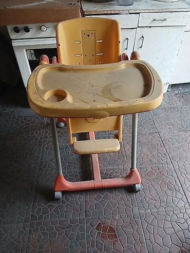 Автокресла: Детский стул, Б/у, Пластик, цвет - Желтый, Самовывоз — 2