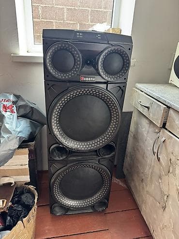 Другая аудиотехника: Портативная акустическая система BOHONG (напольная, двухблочная) — — 2