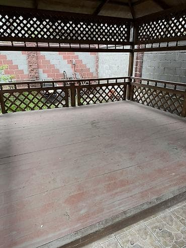 беседка для дачи: Беседка 5 x 5 x 3 м, Дерево — 3