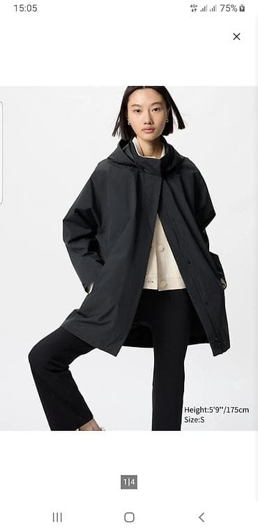 ark drops: Новая женская демисезонная куртка - ветровка Uniqlo Blocktech — 4