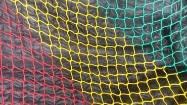для батута: Тюбинги,Радужная сетка Сетка радужная, батуты,перматроная ткань для — 1