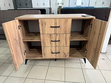 Комод для одежды, Без зеркала, Другой материал, цвет - Коричневый