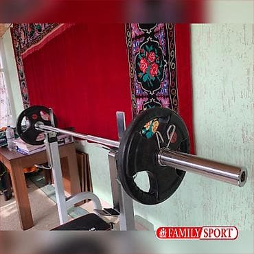 гиря 18 кг: Family Sport Штанга с весом 30кг х 250= 7500с Гриф олимпийский 7000с — 1