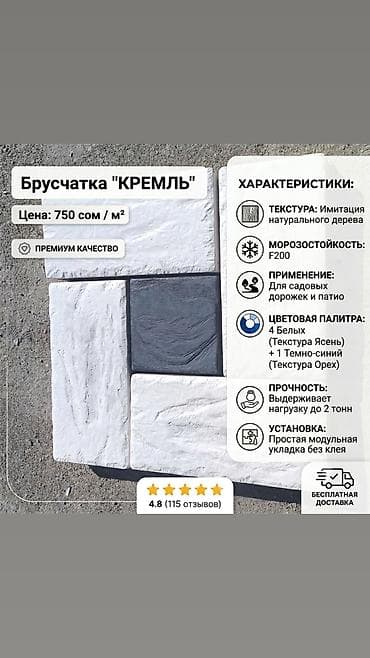 webwellness цена: Другой вид брусчатки, Бесплатная доставка — 1