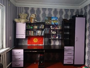 офисные мебели: Модульный комплект мебели для детской/кабинета: угловой рабочий стол с — 2