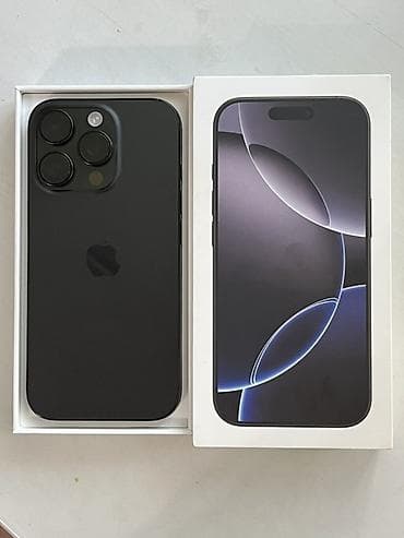 aiphone 16: IPhone 16 Pro, Б/у, 256 ГБ, Black Titanium, 92 % — 9