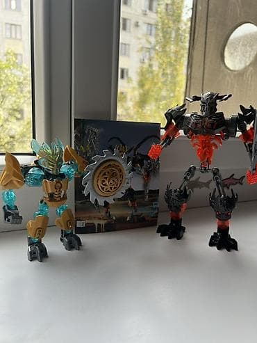 confidence world group: Конструктор LEGO Bionicle — набор из двух фигурок с аксессуарами. (Не — 1