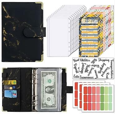 авиационные часы: Бюджетный органайзер A6 с кольцевым механизмом и конвертами для — 7