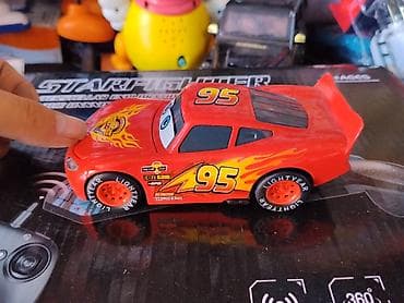 Игрушки: Игрушечная машина Молния МакКуин (Cars), красная - Яркий корпус с — 1