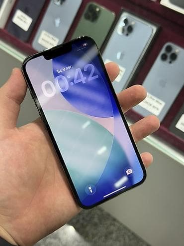 tab s: IPhone 13 Pro, Б/у, 128 ГБ, Графит, Защитное стекло, Чехол, Кабель, В рассрочку, 94 % — 2