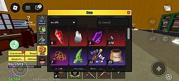 мечит: Игровой аккаунт Roblox: Blox Fruits Характеристики: - Уровень: 2503 — 6