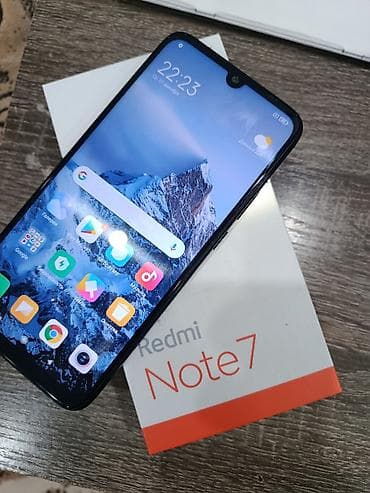 ufs 3: Redmi, Redmi Note 7, Б/у, 64 ГБ, цвет - Черный, 2 SIM — 2