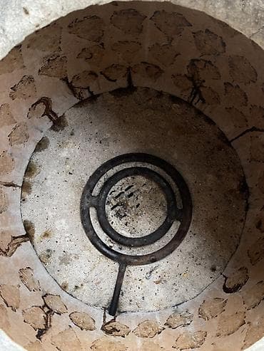 Тандыр печь (стационарная) - Материал: керамическая/шамотная чаша с — 3