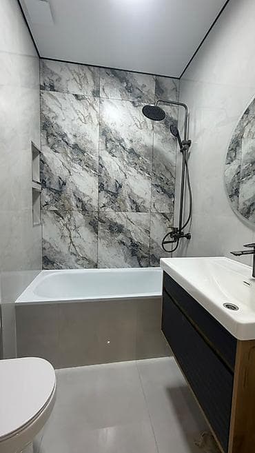Недвижимость: 1 комната, 48 м², Джал мкр (в т.ч. Верхний, Нижний, Средний) 7 этаж, Свежий ремонт — 3