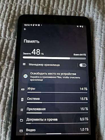 galaxy tab: Планшет, Nokia, память 64 ГБ, 7" - 8", Wi-Fi, Б/у, Классический цвет - Синий — 3