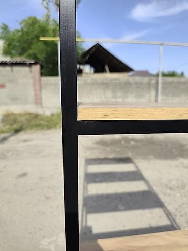 Гүлдөр үчүн текчелер, этажеркалар: Стеллаж Китептер үчүн, Лофт, 200 см * 80 см * 30 см, 
Жаңы — 4
