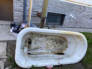 советский чайник: Продается советская чугунная ванна, 165x75 см Классическая советская — 3