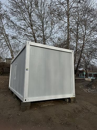 Үйлөрдү сатуу: Бытовой модуль/вагон‑дом из сэндвич‑панелей - Габариты приблизительно — 6