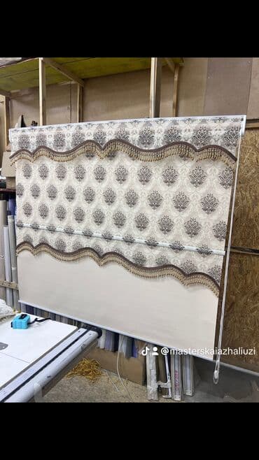 Текстиль: Жалюзи Бишкек Ролшторы двойные Изготавливаем любые размеры Под ваш — 1