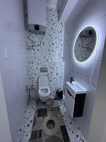 аренда кыргызстан: 1 бөлмө, Душ кабинасы, Жаздык, жууркан-төшөк каптары, Кондиционер — 9