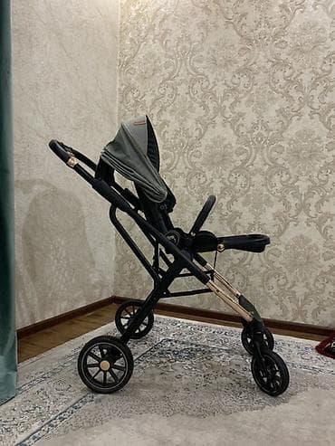 chicco echo: Коляска, цвет - Золотой, Б/у — 1